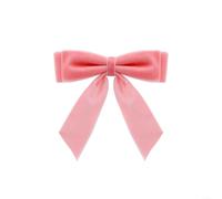 Risveglio Papillon in velluto verde, 15 cm, decorazione per feste (rosa) | Lussuosa texture in velluto, dimensioni 15 cm, colore rosso, gancio per albero incluso, elegante atmosfera di vacanza