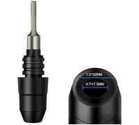 Risveglio Per acciaio legato resistente per SDS-Plus per SDS-Max adattatore Hammer Drill Bit Conversione in demolizione e lavori in calcestruzzo, nero argento