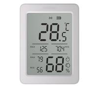 Risveglio per Zigbee Sensore di Temperatura e Umidità con LCD da 3,6" | Display, App Remote Monitoring, per tecnologia SWISS Sensirion per il monitoraggio multi-stanza, esportazione dati storici