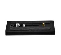 Risveglio Piastra scorrevole a sgancio rapido per Manfrotto 503HDV MH055M0-per Q5, staffa di montaggio per fotocamera in lega di alluminio con viti da 1/4" "-20 e 3/8", nero