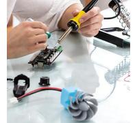 Risveglio Piccolo vento e 0,01-15 V per turbina a doppio scopo esperimenti educativi scientifici grigio blu