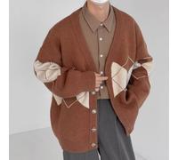 Risveglio Poliestere Uomo Cardigan Cappotto Monopetto Design | Design ampio, stile frontale aperto, morbido tessuto a maglia, per un capo versatile a strati, essenziale per primavera