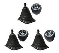 Risveglio Pomello del cambio in pelle nera e cuffia per Relay Boxer 2002-2014, cambio manuale a 5/6 marce per sostituzione