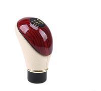 Risveglio Pomello del cambio manuale a 5 marce con ABS e pelle, per la maggior parte dei veicoli, beige, nero o grigio (beige)