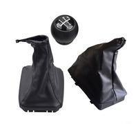 Risveglio Pomello del cambio manuale e kit ghetta per Opel Corsa A B C, 3 pezzi nero leva del cambio maniglia con copertura antipolvere (senza cerchio bianco)