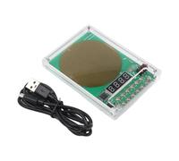 Risveglio Portatile per Schumann Risonanza 7.83Hz Uscita sinusoidale 0.01Hz a 100kHz per Range Circuito Digitale Anti-Interferenza Verde Acrilico Shell