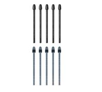 Risveglio Punte in feltro nere e grigie per Wacom for Pro Pen 2, 5 pezzi per pennini di ricambio compatibili con Cintiq DTH-W1320-1660 PTH-660