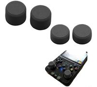 Risveglio R36S - Estensione per joystick, confezione da 4, alta per impugnature in TPU, controllo di gioco migliorato, disponibile in diversi colori (nero)