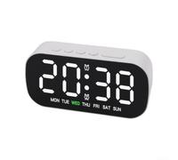 Risveglio Semplice orologio da comodino elettronico con data temperatura (bianco)