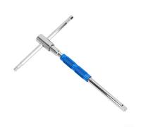 Risveglio Set di chiavi a cricchetto reversibili, 28,8 cm, blu | 4 interfacce di trasmissione, mosca grande/media/piccola, adattatore esagonale, per un fissaggio versatile