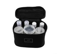 Risveglio Set portatile da campeggio con dispenser per condimenti, kit da 9 pezzi con borsa Oxford, per escursionismo, barbecue, viaggi