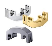 Risveglio Silenziatore professionale per violino in metallo 4/4 1/2, accessorio per allenamento silenzioso, argento