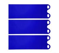 Risveglio Slitta da neve arrotolabile portatile per bambini e adulti, robusta slitta in plastica progettata per scivolare senza intoppi su neve fresca e sentieri imballati (137 cm, blu, 3 pezzi)