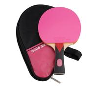 Risveglio Strong Control - Racchetta da ping pong a 7 strati in legno con manico lungo FL, attacco e difesa di tipo rotondo, colore: Rosa/Verde/Blu