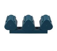 Risveglio Supporto batteria 3 in 1 staffa di montaggio per Bosch 10,8 V 12 V, rack portaoggetti da parete con viti per l'organizzazione degli attrezzi da officina (blu)