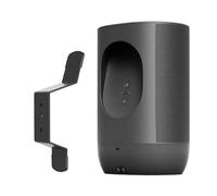Risveglio Supporto da parete in metallo robusto per Sonos Move 1/2, supporto salvaspazio per altoparlanti con facile installazione, finitura nera elegante