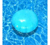 Risveglio Supporto invernale per cuscino d'aria gonfiabile resistente, in PVC spesso, resistente al sole e alla neve, installazione con corda e occhielli, previene l'accumulo di acqua, 113 cm, azzurro