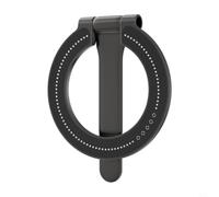 Risveglio Supporto magnetico per telefono, girevole a 360°, per supporto ad anello con presa forte, supporto portatile pieghevole per selfie e videochiamate, verde matcha (grigio)
