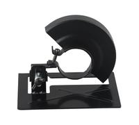 Risveglio Supporto regolabile per smerigliatrice angolare in metallo con copertura protettiva, 2 3 cm per portata, supporto di sicurezza per taglio e macinazione, nero