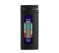Risveglio Tester digitale della capacità della batteria con display LCD per | No7 9V 6F22 Batterie, Portatile ABS Plastica Livello di Potenza con per Indicatore Rosso Giallo Verde per Uso Domestico e