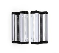 Risveglio Torre di archiviazione per dischi per videogiochi, rack per 46 dischi con supporto per controller, supporto organizer per console ABS, supporto per soggiorno, bianco (doppio strato)