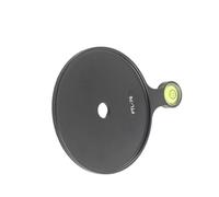 Risveglio Treppiede Livello Bolla 48mm 60mm 76mm ABS Livello Accessorio Fotocamera Testa Treppiede Nero 60mm