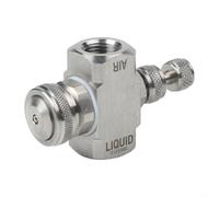 Risveglio Ugello di atomizzazione dell'aria regolabile ad alta pressione 304 per il controllo di umidificazione dello spruzzatore della foschia dell'acciaio inossidabile (C)