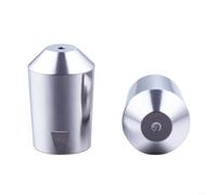 Risveglio Ugello per vapore in acciaio inox per macchina da caffè espresso Rancilio, punta singola/3/4 fori, per schiumare il latte, per parte di ricambio, argento (foro singolo)