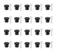 Risveglio Ugello spray compatibile con Hunter, testine in plastica nera per Pro Spray PS Ultra, efficiente kit di controllo dell'acqua, 20 coperchi e 20 filtri (set da 20 pezzi)