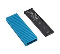 Risveglio USB 3.2 Gen 2 per unità NVMe e NGFF SSD M.2, custodia esterna in lega di alluminio con dissipazione del calore, 10 Gbps, adattatore per laptop (NGFF blu)