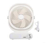 Risveglio Ventilatore USB 3 in 1 per auto con luce LED oscillante