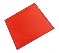 Risveglio VEVOR - Schermo di saldatura ignifugo, 1,8 x 1,8 m, per tenda in vinile rosso con livello UV 6 per sicurezza in officina