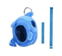 Risveglio Virtual Pet Storage Case for Paradise Electronic Pet Plush Fleece Protettiva Borsa per il trasporto con cordino Clip Viaggio Pocket Holder Blu
