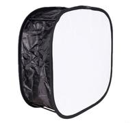 Risveglio Yongnuo YN600L YN300 III IV Pannello LED pieghevole per diffusore Soft Box, 23 cm, con blocco magnetico, modificatore di luce per fotografia, con custodia per colore rosso (nero)