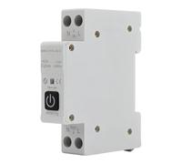 Risveglio Zigbee Interruttore automatico intelligente per app Tuya 1P+N Interruttore remoto su guida DIN con monitoraggio della potenza Timer conto alla rovescia regolabile 1-63A Bianco