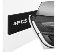 RISVOWO Protezione della Parete del Garage, 4 Pezzi Paracolpi Portiere Auto Impermeabile Ammortizzanti, Gommapiuma Adesiva 40 x 15 x 2cm, Paracolpi Garage da Muro per Porte Auto, Garage e Carport