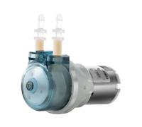 RISWEKFW Pompa peristaltica DC 3V/6V/12V/24V Micro autoadescante Pompa peristaltica silenziosa Pompa Acqua(S30A,24V)