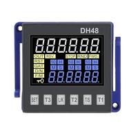 RISWEKFW Product DH48S 12V 24V 110V 220V Precision Programmable Delay Relay 0.01S-99990H with Socket Base Forward And Reverse Control(DH48S-P AC220V)