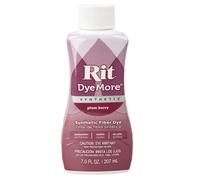 Rit DyeMore Flacone Singolo, 207 ml, colore fibra liquida sintetica per abbigliamento, decorazioni e artigianato, viola (prugna)