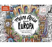 Rita Berman Meine Reise durch Europa: Ausmalen und genießen. 24 Post (Tascabile)