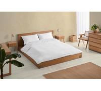 Rita. Conjunto de funda nórdica y funda(s) de almohada de percal color piedra. Cama de 150 cm. 2 piezas