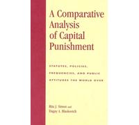 Rita J. Simon Dagny A. B A Comparative Analysis of Capital P (Copertina rigida)