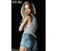 Rita Ora Gilet Poster Grande 61x91.5 CM 61x91.4cm Nuovo Sealed Nero Music Star