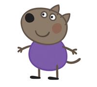 Ritagli di stelle di Peppa Pig Simpatico cane Danny ritagliato in piedi 31 polli