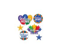 Ritagli in lamina ""Welcome Home"" - 6 pezzi