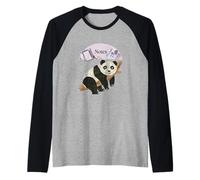 Ritaglio di Carta per Appunti Universitari con Panda Maglia con Maniche Raglan