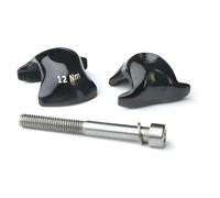 Ritchey WCS - Morsetti in Lega a 1 bullone, Colore: Nero, 7 mm x 7 mm