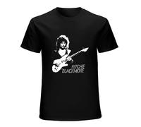 Ritchie Blackmore Black Roupas Masculinas Humor Hipster Unisex Tee Shirt Men's Black T-Shirt L