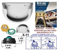 RITCHIE X-11HW SUPPORTO BRACKET UTILIZZO FISSO PER BUSSOLA X-11 su BARCA e CANOA