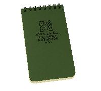 Rite in the Rain 3 x 5 Top Spiral Notebook Green